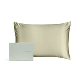 Superdrug Silk Addict 100% Mulberry Silk Pillowcase Olive Green (75 x 50cm)- Buy online at McGrocer