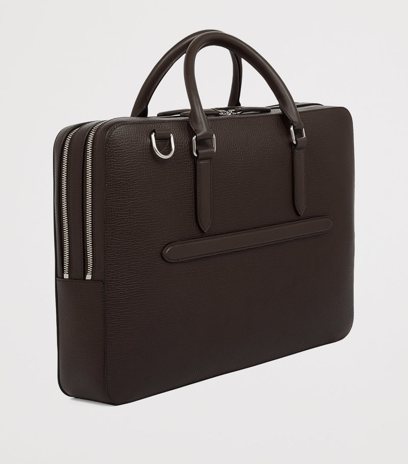 Smythson Ludlow large calfskin briefcase, British brand