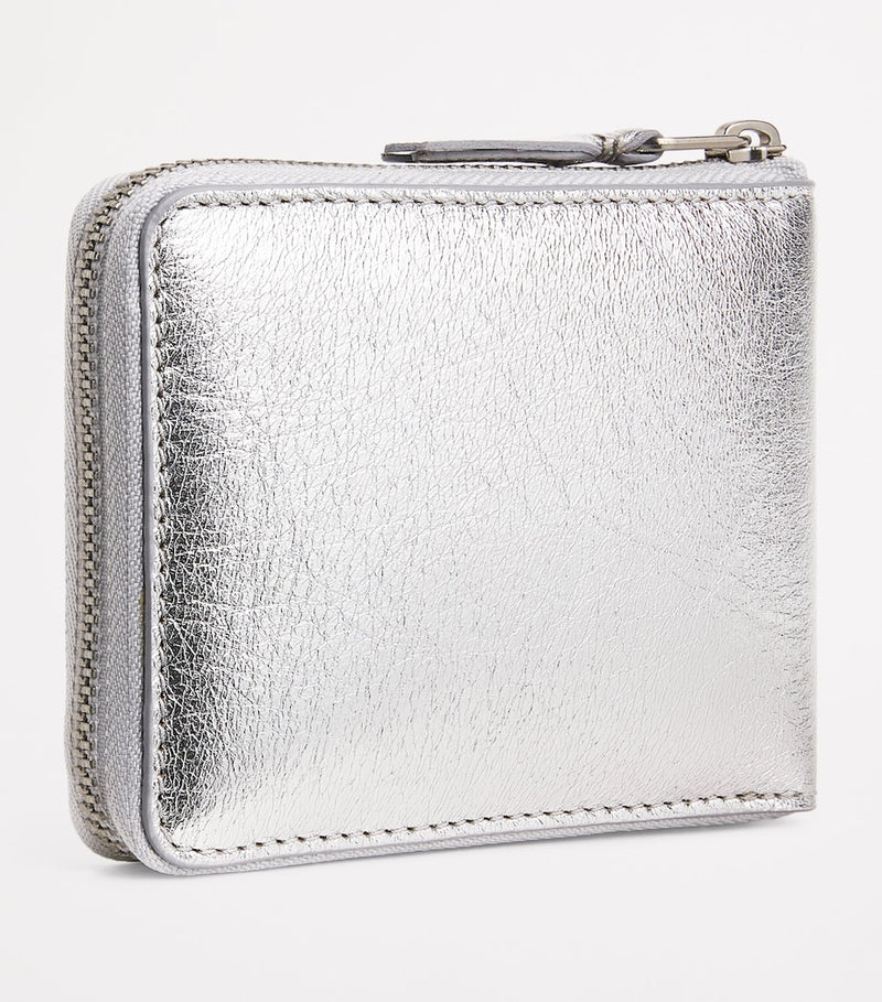 Comme des Garçons zipped leather wallet with card slots - British product