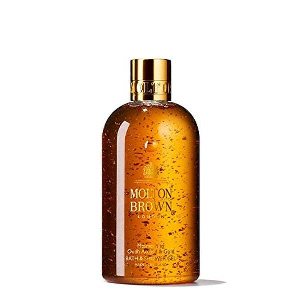 Molton Brown Mesmerising Oudh Accord & Gold bath and shower gel 300ml, UK version