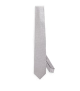 Harrods Isaia Silk Polka Dot Tie- Buy online at McGrocer