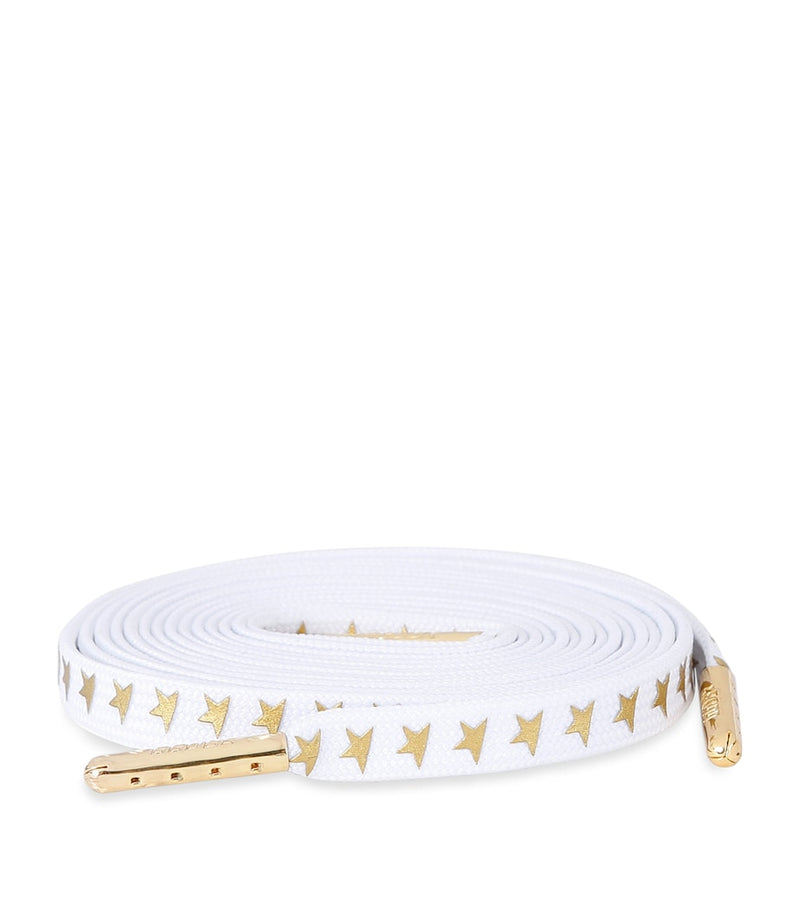 Golden Goose star print laces (British brand)