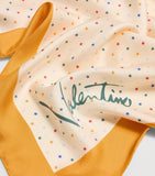 Valentino Garavani polka dot silk scarf 90x90cm - British product