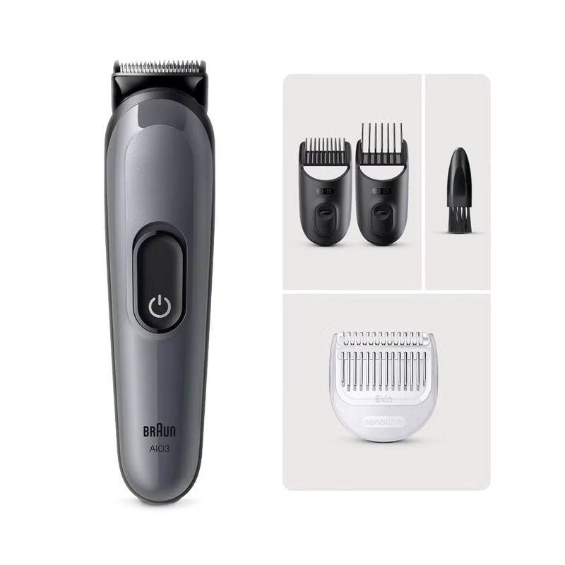 Braun beard trimmer Series 3 BT3420 black, UK version