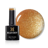 Bluesky Frosty Gold Gel Polish - British product