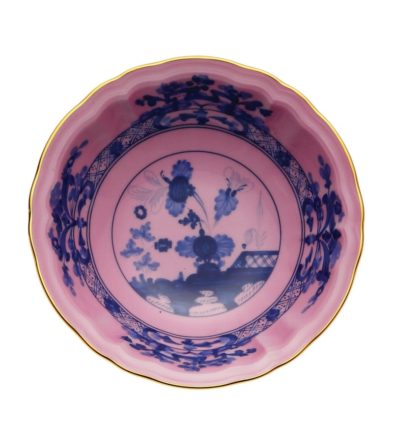 Ginori 1735 Oriente Italiano Azalea fruit bowl 14.5cm, UK version