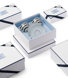 Prada chequerboard cappuccino set, imported from the UK