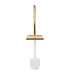 ZODIAC marble toilet brush with gold-tone hardware (British brand)