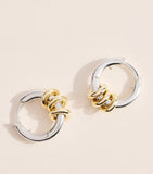 Spinelli Kilcollin hoop earrings sterling silver and yellow gold - British product