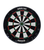 PrecisionPLAY Arrow180 bristle dartboard cabinet set, imported from the UK