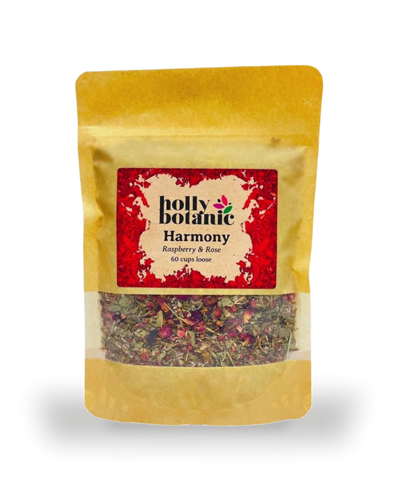 Holly Botanic Harmony Tisane Raspberry & Rose 60 Cup Loose, UK version