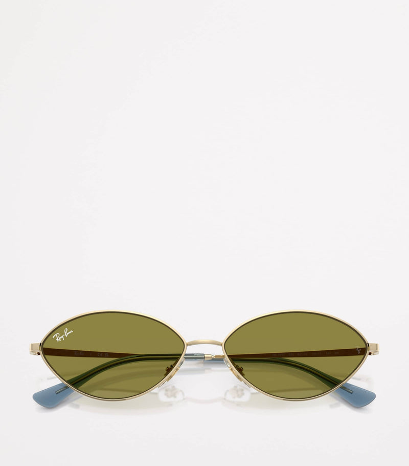 Ray-Ban Kai Bio-Based Oval Sunglasses, imported from the UK