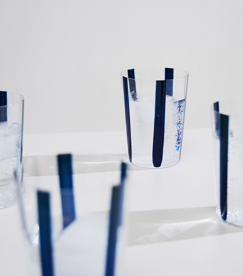 The Conran Shop Nova Stripe tumblers 500ml (British brand)