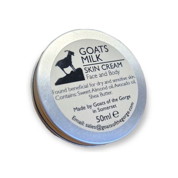 Goats of the Gorge unscented goats milk cream - British product