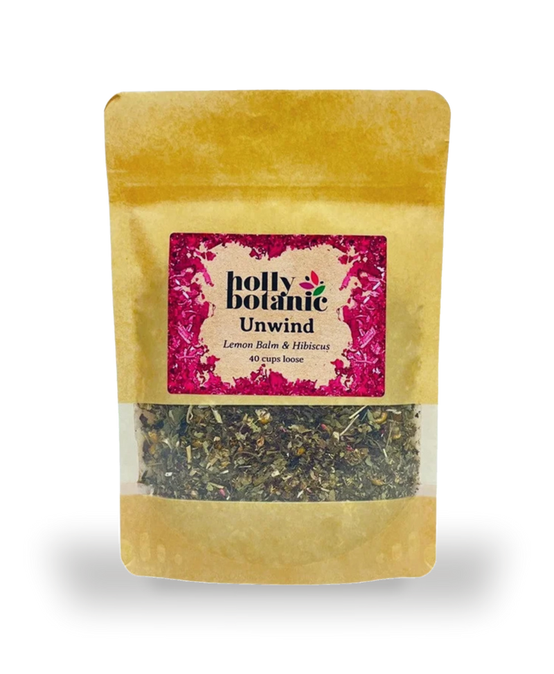 Holly Botanic Unwind tisane 40 cup loose - British product