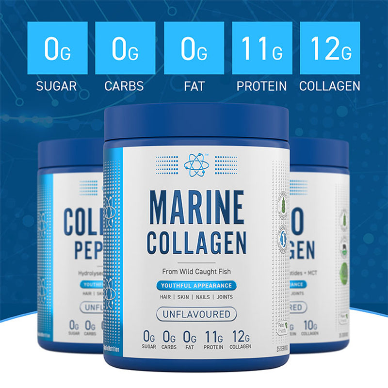 Applied Nutrition Unflavoured Marine Collagen Powder 300g - British product