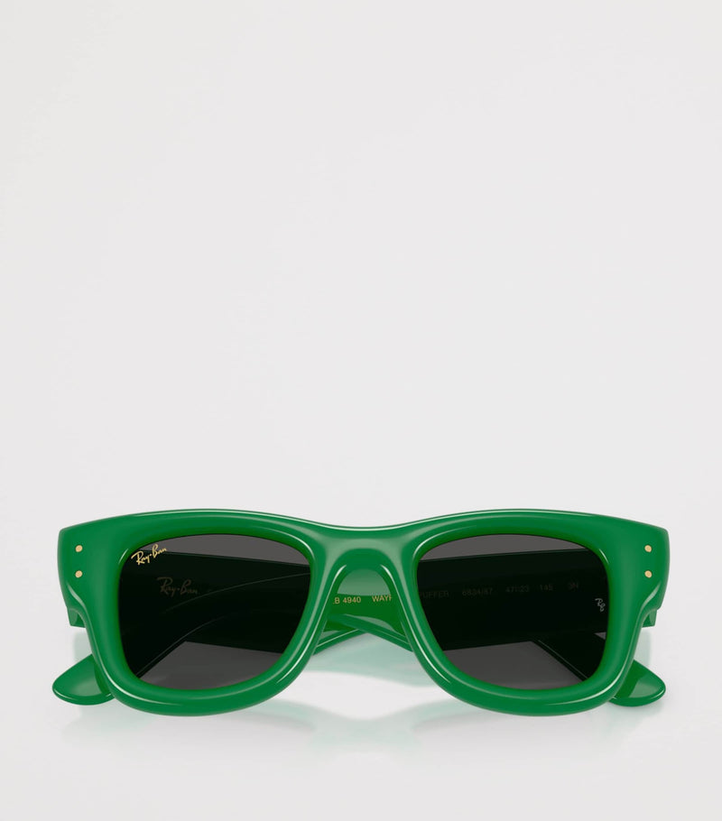 Ray-Ban Nylon Puffer Square sunglasses, imported from the UK
