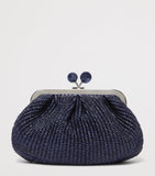 Weekend Max Mara woven Pasticcino clutch bag small, imported from the UK