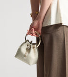 Jimmy Choo Bon Bon woven top-handle bag - British product