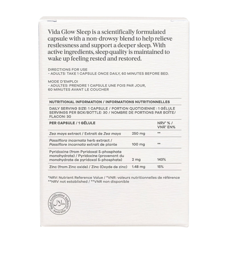 Vida Glow Sleep Capsules 250g (British brand)
