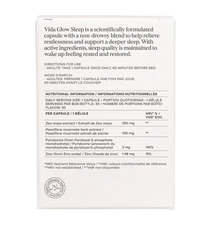 Vida Glow Sleep Capsules 250g (British brand)