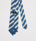 Dunhill Mulberry Silk Stripe Tie 9.5cm, imported from the UK