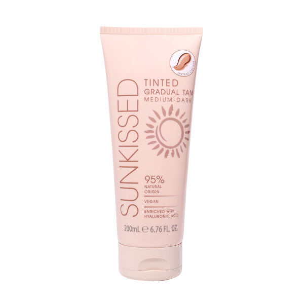Sunkissed Gradual Tan Lotion Medium Dark 200ml (British brand)