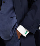 Deakin & Francis sterling silver racing car cufflinks, imported from the UK