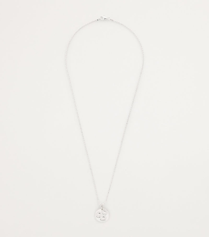 Bleue Burnham sterling silver pendant necklace impressions chloroplast, UK version