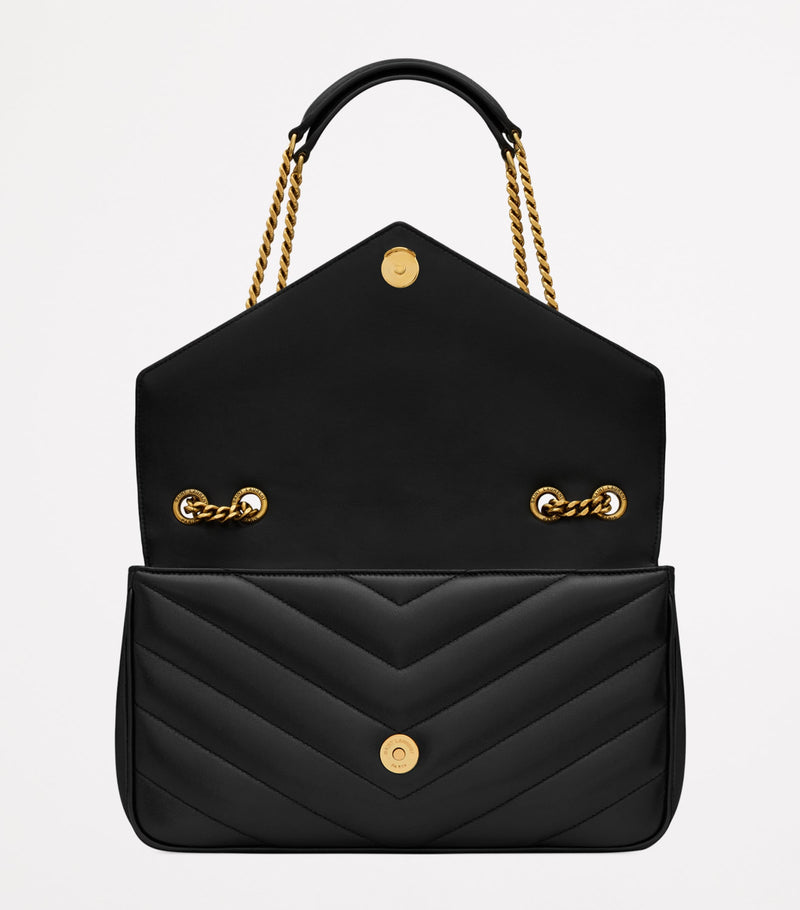 Saint Laurent Medium Loulou shoulder bag matelassé lambskin, UK version