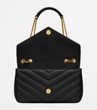 Saint Laurent Medium Loulou shoulder bag matelassé lambskin, UK version