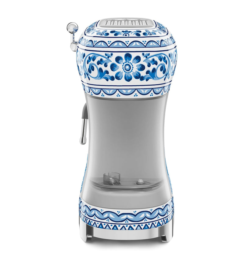 Smeg Dolce & Gabbana Blu Mediterraneo espresso machine, UK version