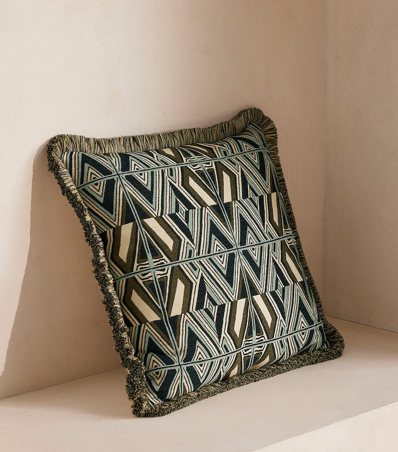 Soho Home Jacquard Aspen square cushion 50cm (British brand)