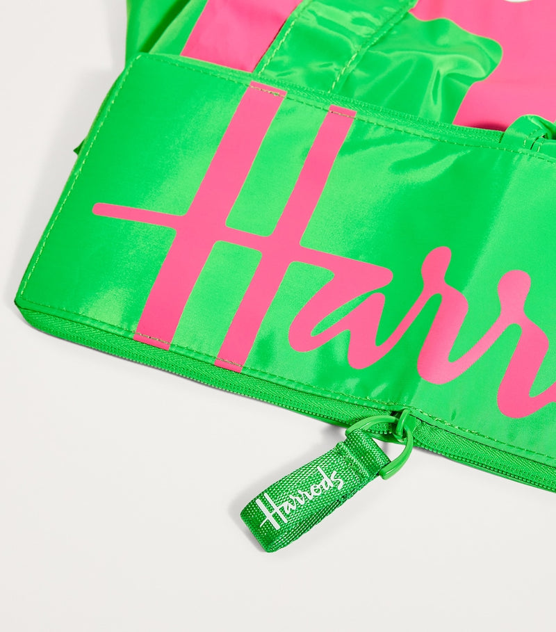 Harrods pocket shopper bag with logo (British brand)