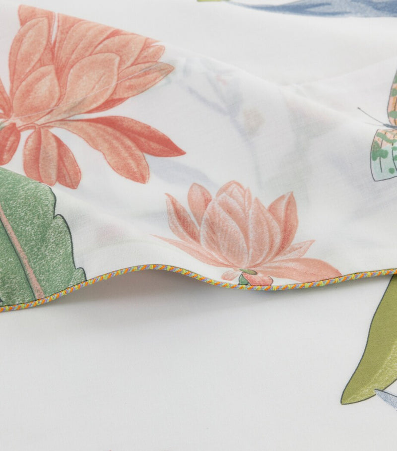 Yves Delorme Eze flat sheet Super King 270cm x 295cm (British brand)
