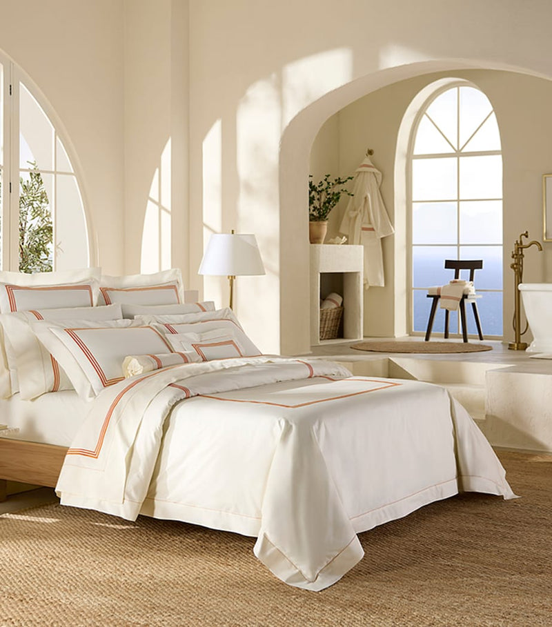 Pratesi Tre Righe duvet cover super king 260x220cm, imported from the UK