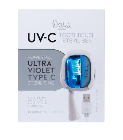 Harrods Polished London UV-C Toothbrush Head Steriliser- Buy online at McGrocer
