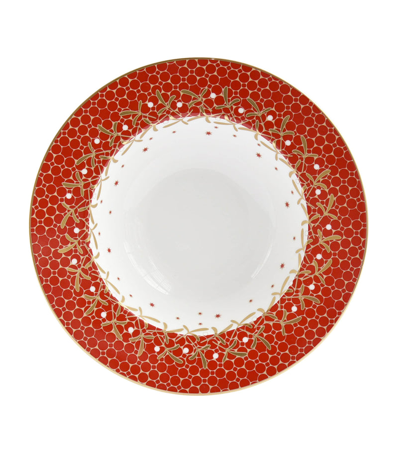 Bernardaud Noël soup plate 22.5cm - British product