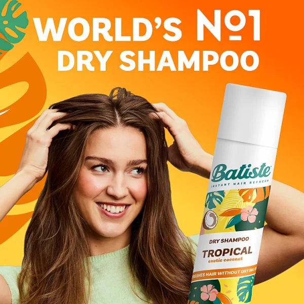 Batiste Dry Shampoo Tropical 350ml - British product
