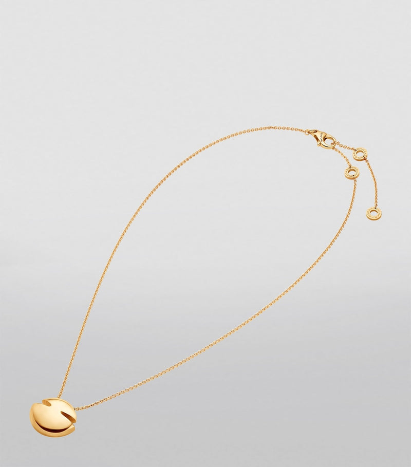 Bvlgari Cabochon gold necklace, imported from the UK