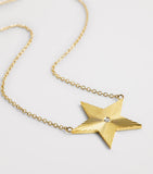 Jennifer Meyer 70s star necklace yellow gold diamond (British brand)