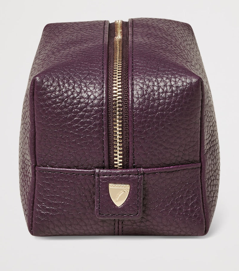 Aspinal of London medium leather cosmetic case - British product