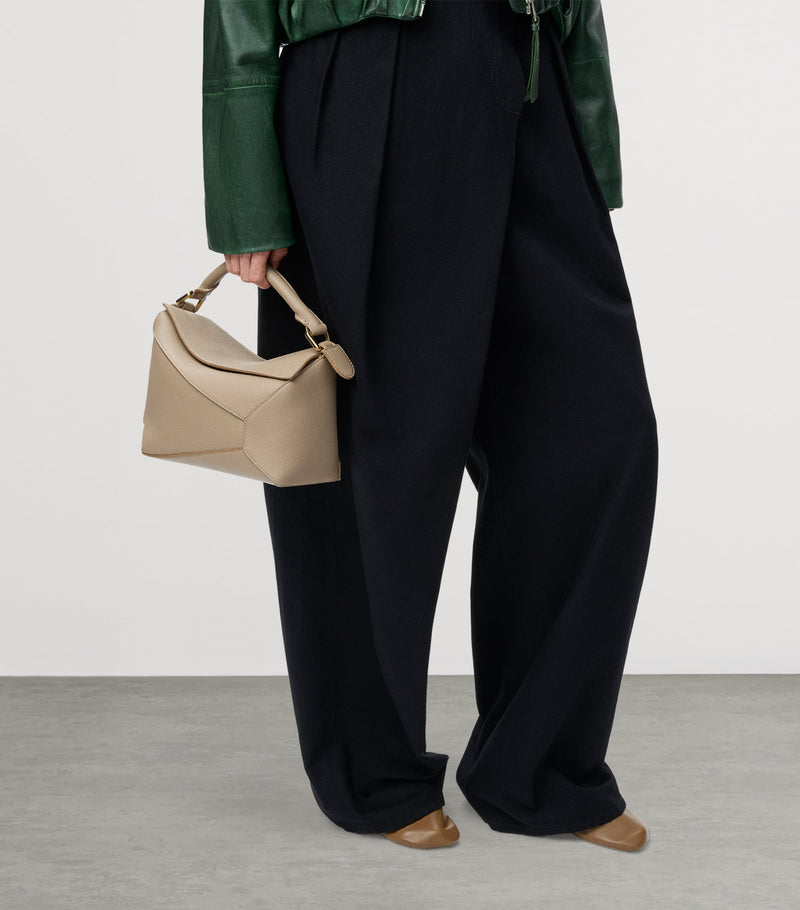LOEWE small leather Puzzle Edge top-handle bag (British brand)