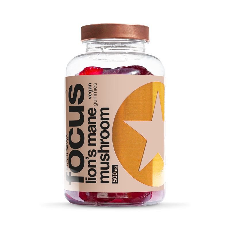 Starpowa Focus Lion's Mane gummies 60 count (British brand)
