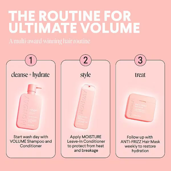 Monday Haircare Volume Shampoo 350ml, imported from the UK