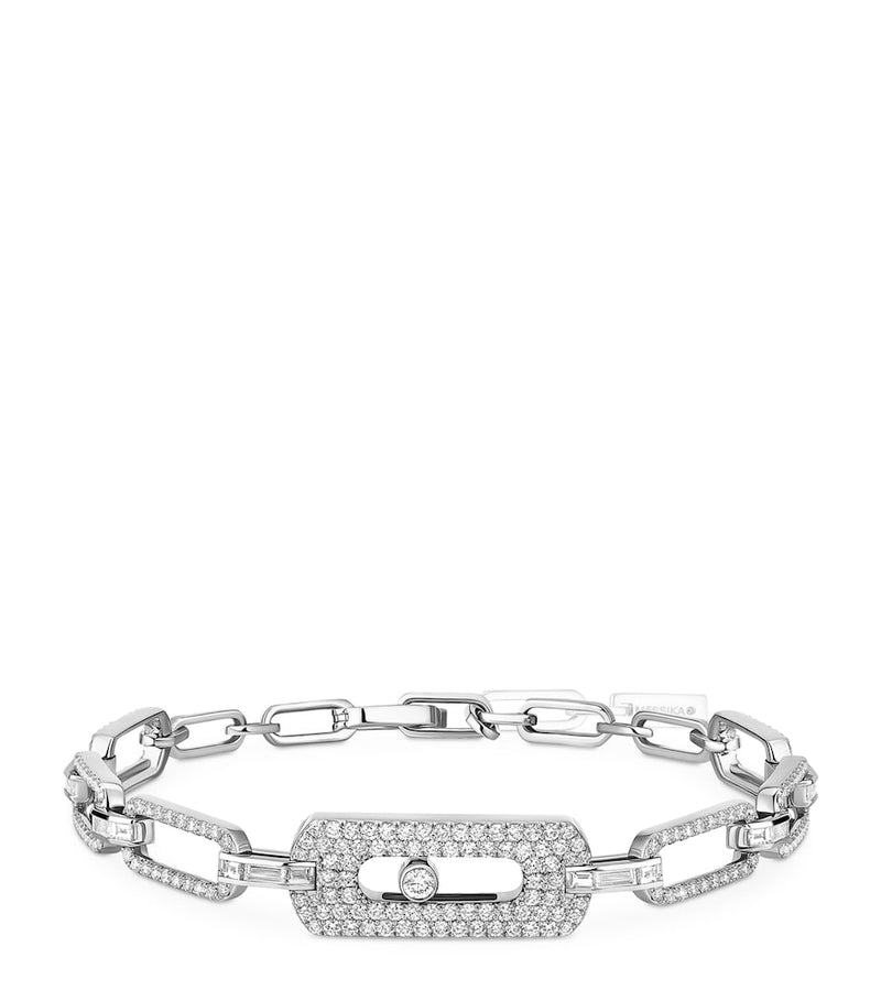 Messika Move Link diamond bracelet 14-18cm chain (British brand)