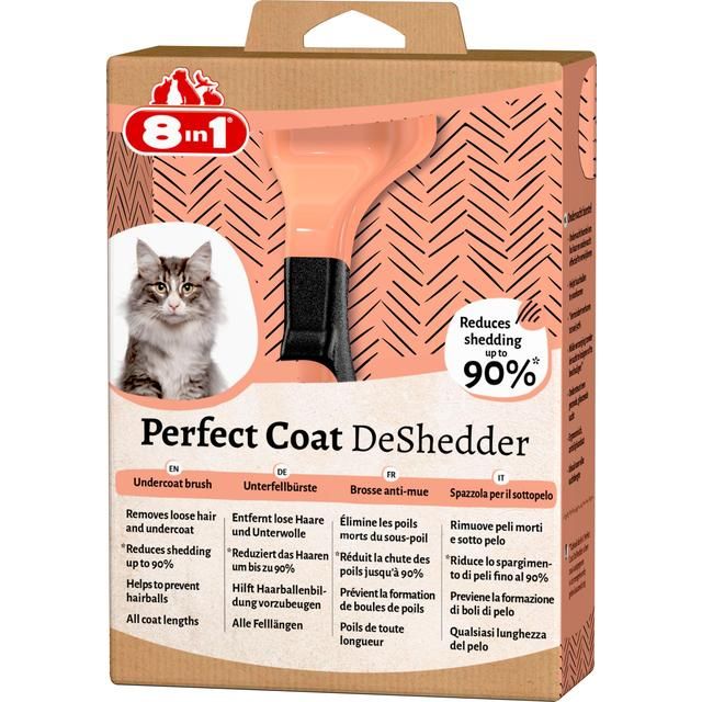 8in1 Perfect Coat DeShedder Cat Grooming Comb - McGrocer