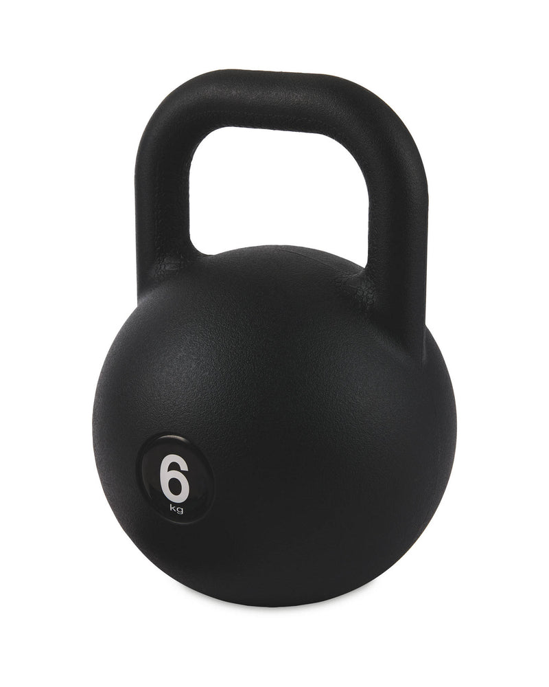 Kettlebell 6/8kg with anti-slip rubber feet, (British brand)