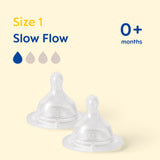 MAM Slow Flow Teat (Flow Rate 1) - 2 Pack