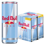ASDA Red Bull Zero Energy Drink 250ml 4 Pack- Buy online at McGrocer